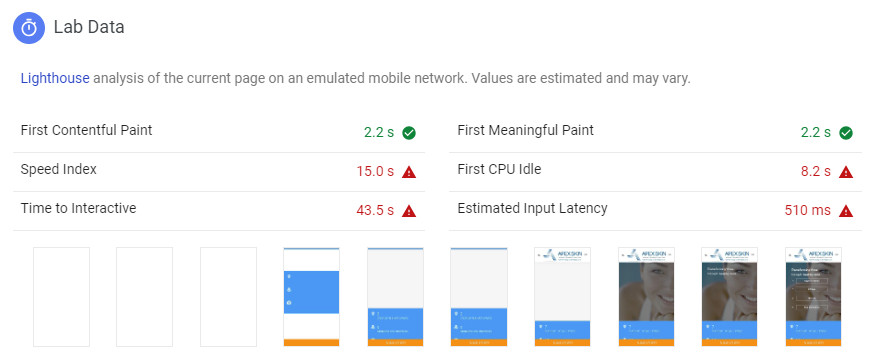 page speed test Google