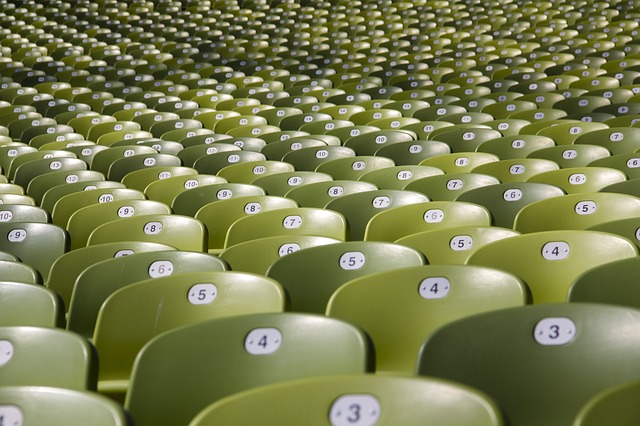 marketing target audience rows of empty chairs